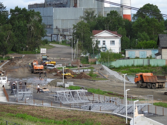 Предлагаю заглянуть на объект благоустройства - городскую набережную